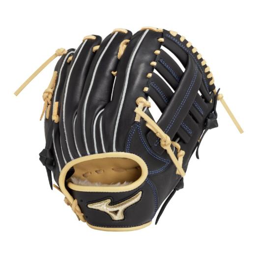 MIZUNO SHOP [ミズノ公式オンラインショップ] ジュニア軟式用プロフェッショナルセレクション【西川型／サイズL】 ジュニア 0980 ブラック×ブロンド 1AJGY32007