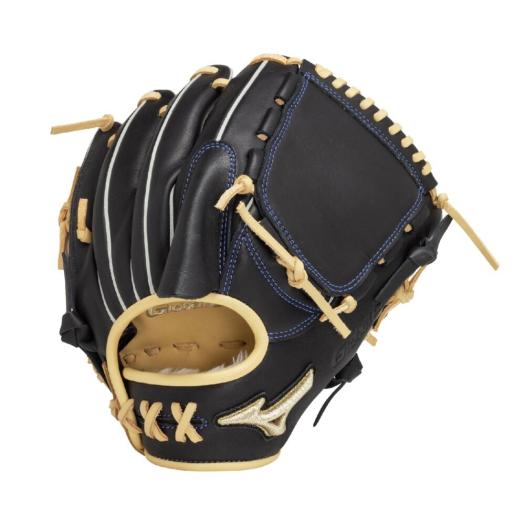 MIZUNO SHOP [ミズノ公式オンラインショップ] ジュニア軟式用プロフェッショナルセレクション【宮城型／サイズM】 ジュニア 0980 ブラック×ブロンド 1AJGY32011