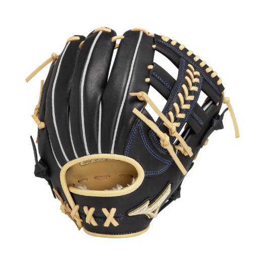 MIZUNO SHOP [ミズノ公式オンラインショップ] ジュニア軟式用プロフェッショナルセレクション【紅林型／サイズL】 ジュニア 0980 ブラック×ブロンド 1AJGY32013