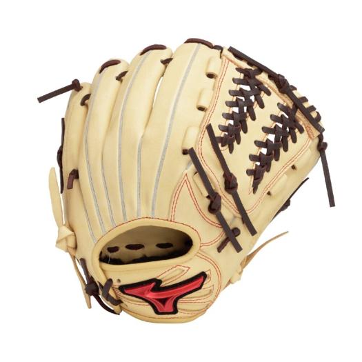 MIZUNO SHOP [ミズノ公式オンラインショップ] ジュニア軟式用ウィルドライブ レッド IBE【オールラウンド用／サイズSS】 ジュニア 8057 ブロンド×ブラウン 1AJG