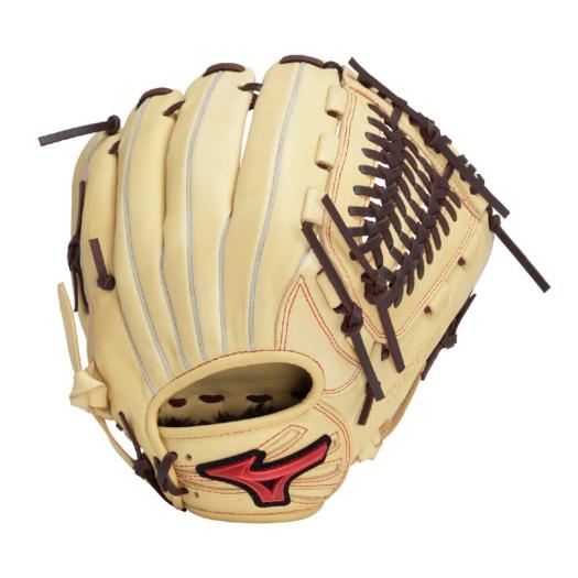 MIZUNO SHOP [ミズノ公式オンラインショップ] ジュニア軟式用ウィルドライブ レッド IBE【オールラウンド用／サイズL】 ジュニア 8057 ブロンド×ブラウン 1AJGY