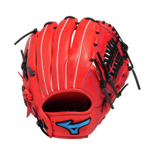 MIZUNO SHOP [ミズノ公式オンラインショップ] ジュニア軟式用ウィルドライブ ブルー 限定スペック【オールラウンド用／サイズL】 ジュニア 7009 ラディッシュ×