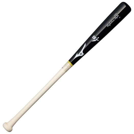 MIZUNO SHOP [ミズノ公式オンラインショップ] 硬式用ハイクラススタイルメイプル(木製／84cm／平均860g／ダイナ加工) ユニセックス TN2 ブラック（TN型） 1CJWH2