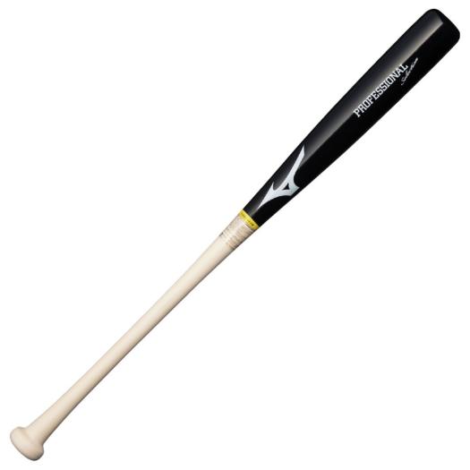 MIZUNO SHOP [ミズノ公式オンラインショップ] 軟式用プロフェッショナルセレクション(木製／83cm／平均780g／ダイナ加工) ユニセックス TA ブラック×生地出し 1