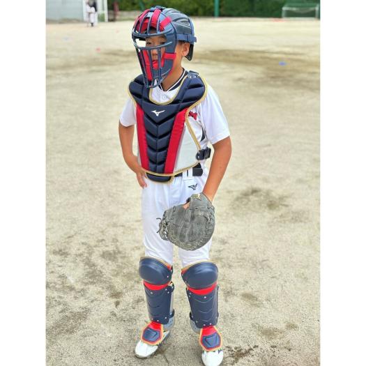ミズノ直営限定】小学生軟式用／ゴムソフトボール用捕手防具セット