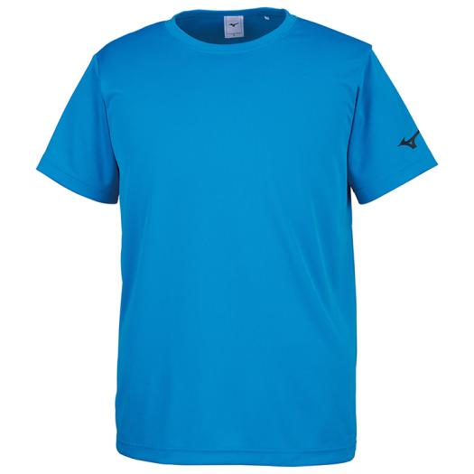 MIZUNO SHOP [ミズノ公式オンラインショップ] Tシャツ(袖ランバードロゴ)ユニセックス] 24 ディーバブルー 32JA8156の大画像
