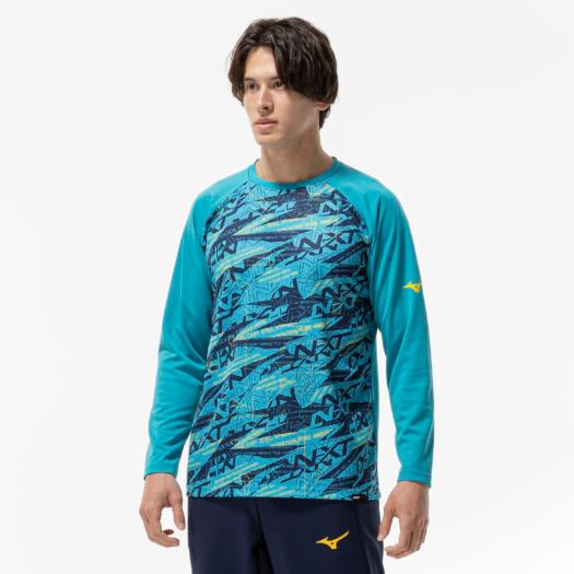 MIZUNO SHOP [ミズノ公式オンラインショップ] N-XT Tシャツ(長袖) ユニセックス 24 カプリブリーズ 32JAC745