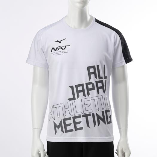 MIZUNO SHOP [ミズノ公式オンラインショップ] 大会記念N-XT Tシャツ[ユニセックス] 01 ホワイト 32JAX112画像