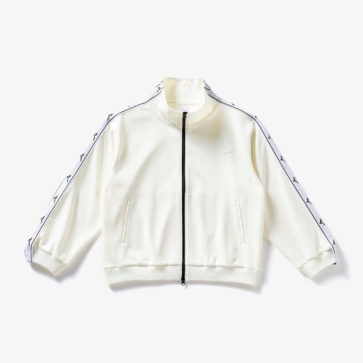 MIZUNO SHOP [ミズノ公式オンラインショップ] 【ミズノ直営店限定】ランバードラインテープトラックジャケット(ワイドシルエット) ウィメンズ 48 アイボリー 32J
