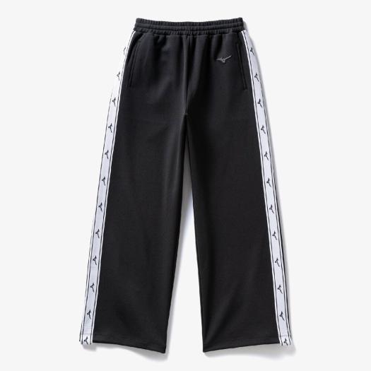MIZUNO SHOP [ミズノ公式オンラインショップ] 【ミズノ直営店限定】ランバードラインテープトラックパンツ(ワイドシルエット) ウィメンズ 09 ブラック 32JDC890