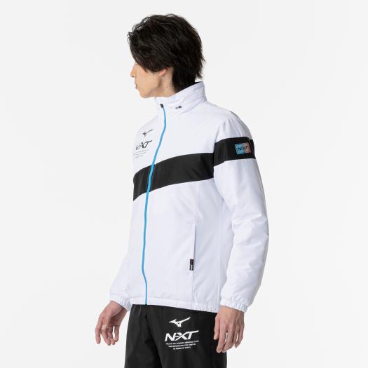 Mizuno ブレッサーモウィンドブレーカー ネイビー/ホワイトＯサイズ 防寒 SH_32JEB74001_XL.jpg