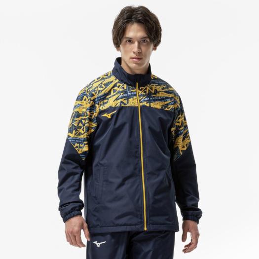 MIZUNO SHOP [ミズノ公式オンラインショップ] 【吸湿発熱】N-XT ブレスサーモウォーマージャケット ユニセックス 14 ドレスネイビー 32JEC740