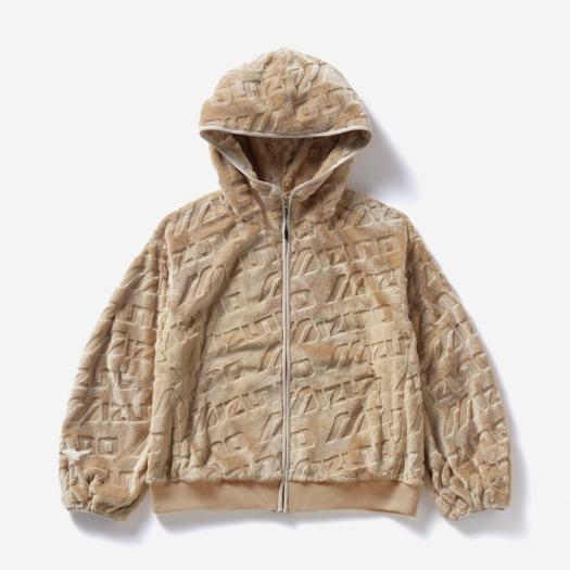 MIZUNO SHOP [ミズノ公式オンラインショップ] 【ミズノ直営店限定／吸湿発熱】ブレスサーモロゴファーフーディ ウィメンズ 49 ベージュ 32JEC890