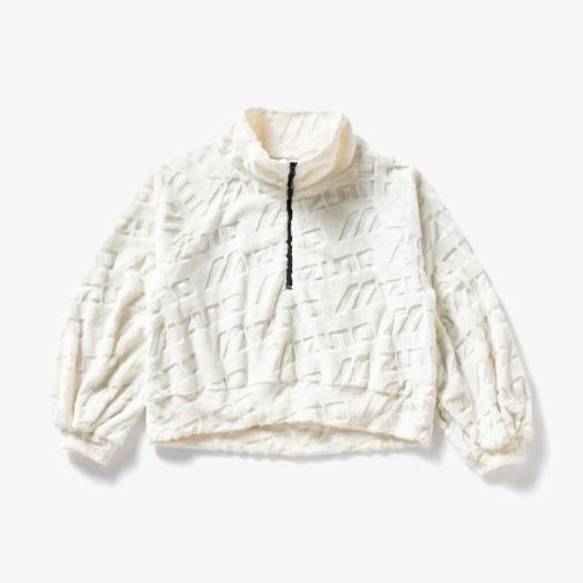 MIZUNO SHOP [ミズノ公式オンラインショップ] 【ミズノ直営店限定／吸湿発熱】ブレスサーモロゴファーハーフジッププルオーバー ウィメンズ 48 アイボリー 32JEC