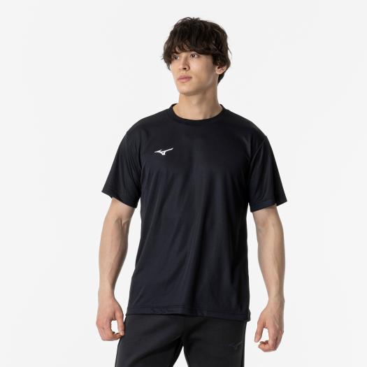 MIZUNO SHOP [ミズノ公式オンラインショップ] ナビドライTシャツ(半袖／丸首)[メンズ] 09 ブラック×ホワイト 32MA1190