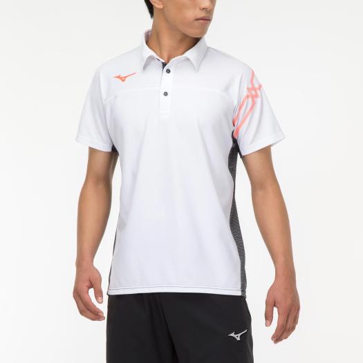 MIZUNO SHOP [ミズノ公式オンラインショップ] MCライン ポロシャツ[ユニセックス] 01 ホワイト 32MA2170