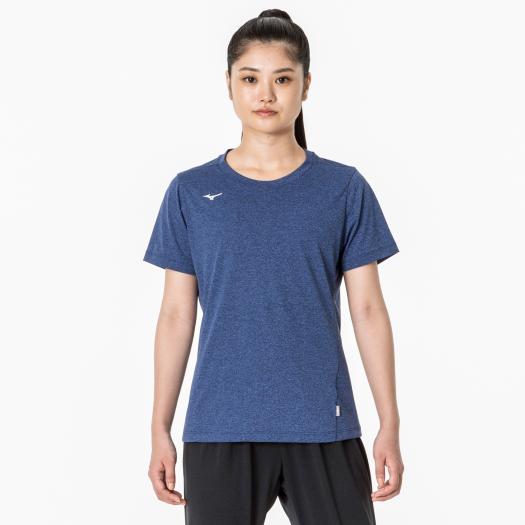 MIZUNO SHOP [ミズノ公式オンラインショップ] Tシャツ[ウィメンズ] 13 エステートブルー杢 32MA2312画像