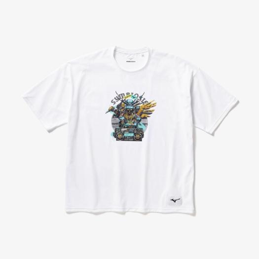 MIZUNO SHOP [ミズノ公式オンラインショップ] Dragon76ルーズフィットTシャツ ユニセックス 01 ホワイト 32MA5DR2