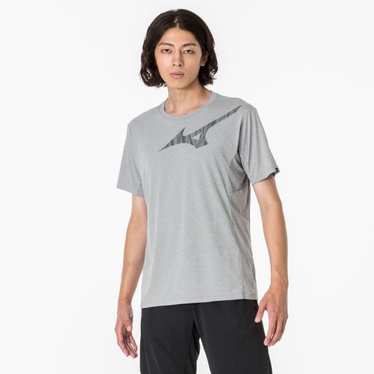 MIZUNO SHOP [ミズノ公式オンラインショップ] ドライTシャツ[メンズ] 06 グレー杢 32MAA026