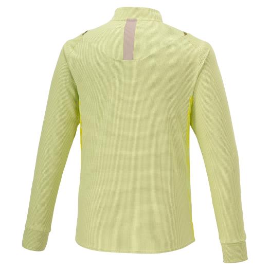 汗処理／通気】ドライエアロフローハーフジップシャツ|32MAA554|ミズノ