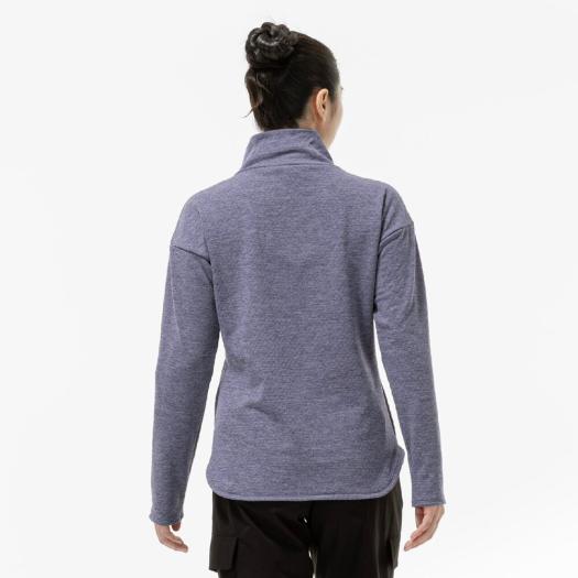 グレー クロップド ハイネック トップス　ミズノ ストレッチフリースハイネックTシャツ(長袖)|32MAC840|ミズノ