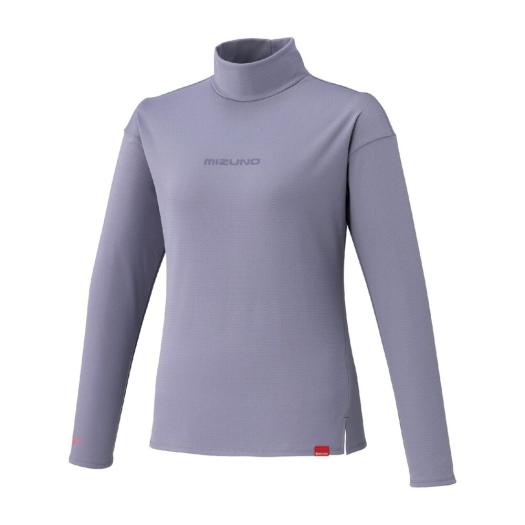 吸湿発熱】ブレスサーモハイネックロゴTシャツ(長袖)|32MAC855|ミズノ