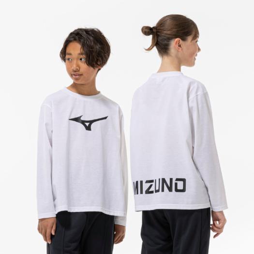 MIZUNO SHOP [ミズノ公式オンラインショップ] 【抗菌防臭／防汚】GACHI Tシャツ(長袖) ジュニア 01 ホワイト 32MAC944