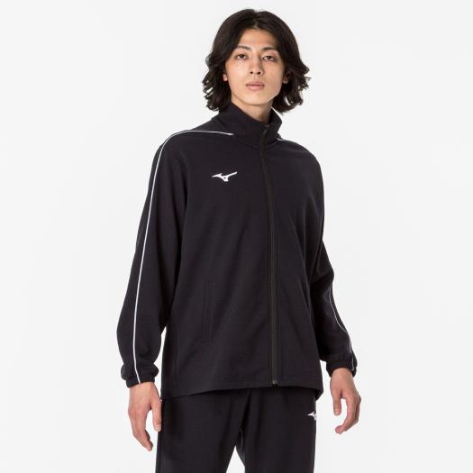 MIZUNO SHOP [ミズノ公式オンラインショップ] ウォームアップジャケット[ユニセックス] 11 ディープネイビー×ホワイト 32MCA125の大画像