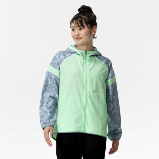 MIZUNO SHOP [ミズノ公式オンラインショップ] クロスフーディ ウィメンズ 25 グレイッシュブルー 32MCC340