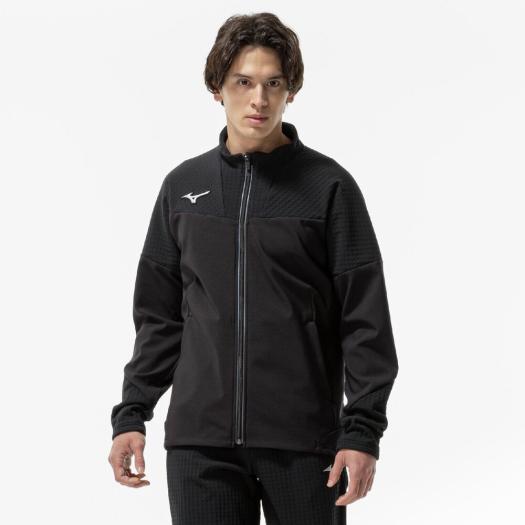 MIZUNO SHOP [ミズノ公式オンラインショップ] 【ストレッチ／防風】テックシールドハイブリッドジャケット ユニセックス 09 ブラック 32MCC530