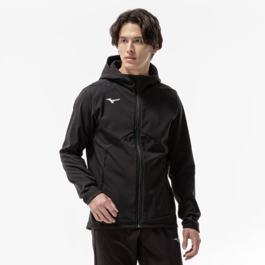 MIZUNO SHOP [ミズノ公式オンラインショップ] 【ストレッチ／防風】テックシールドジャケット メンズ 09 ブラック 32MCC552