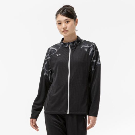 MIZUNO SHOP [ミズノ公式オンラインショップ] 【汗処理／通気】ドライエアロフロージャケット ウィメンズ 09 ブラック 32MCC820