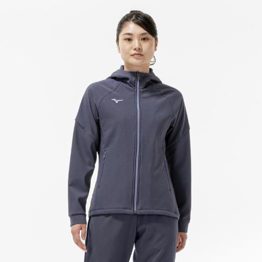 MIZUNO SHOP [ミズノ公式オンラインショップ] 【ストレッチ／防風】テックシールドジャケット ウィメンズ 10 オデッセイグレー 32MCC860