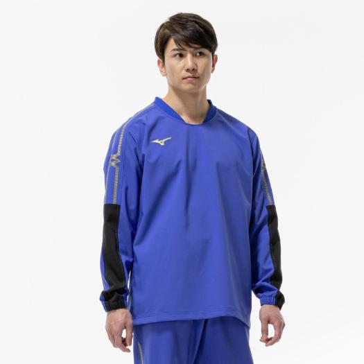 MIZUNO SHOP [ミズノ公式オンラインショップ] MCライン タフブレーカーシャツ ユニセックス 25 サーフブルー 32MEC181