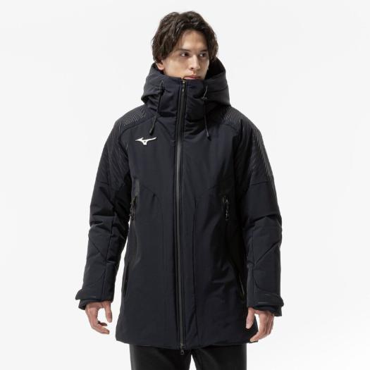MIZUNO SHOP [ミズノ公式オンラインショップ] 【保温素材／吸湿発熱】テックフィルブレスサーモインサレーテッドコート ユニセックス 09 ブラック 32MEC538
