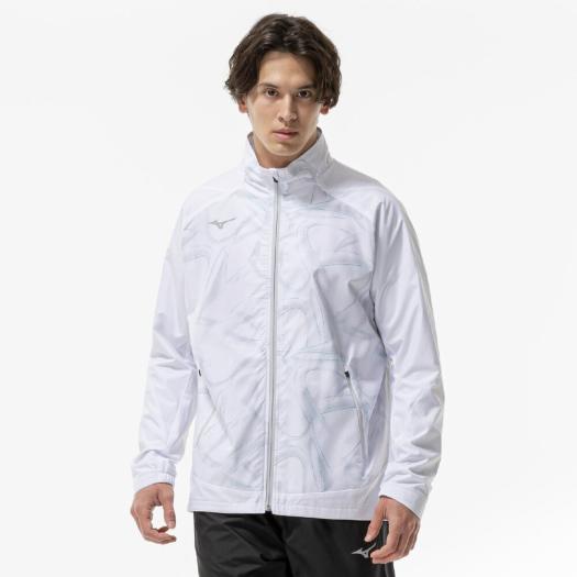 MIZUNO SHOP [ミズノ公式オンラインショップ] 【吸湿発熱】ブレスサーモウォーマージャケット メンズ 01 ホワイト 32MEC541