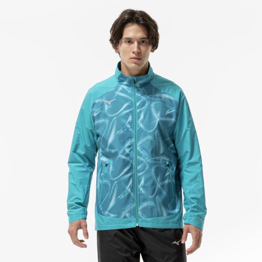 MIZUNO SHOP [ミズノ公式オンラインショップ] 【吸湿発熱】ブレスサーモウォーマージャケット メンズ 24 ターコイズ 32MEC541