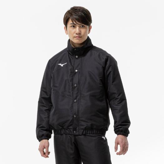 MIZUNO SHOP [ミズノ公式オンラインショップ] 【吸湿発熱】ブレスサーモ中綿ウォーマージャケット ユニセックス 09 ブラック 32MEC551