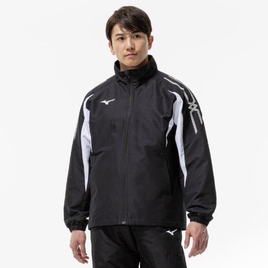 MIZUNO SHOP [ミズノ公式オンラインショップ] 【吸湿発熱】MCライン ブレスサーモウォーマージャケット ユニセックス 09 ブラック×ホワイト 32MEC635