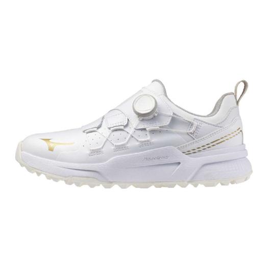 MIZUNO SHOP [ミズノ公式オンラインショップ] ハザードエナジー リミテッド ボア(ゴルフ) メンズ 50 ホワイト×ゴールド 51GM2500