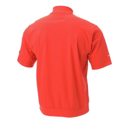 MIZUNOエンブレムロゴ半袖モックネックシャツ|52JAD104|半袖シャツ