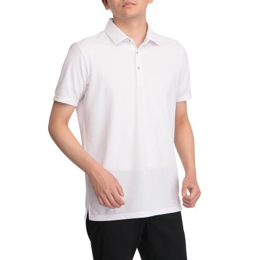 MIZUNO SHOP [ミズノ公式オンラインショップ] ドライエアロフロー半袖衿付シャツ[メンズ] 01 ホワイト 52MA1012