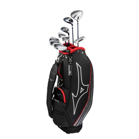 MIZUNO SHOP [ミズノ公式オンラインショップ] メンズゴルフクラブ10本組／RV-9(キャディバッグ付／アイアンスチールシャフト) メンズ 09 ブラック 5KJSZ10509