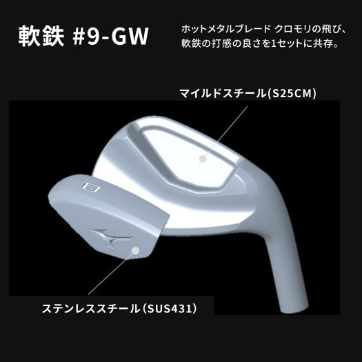 Mizuno Pro 245 アイアン 単品／左用(No.4、GW)(Dynamic Gold 95 