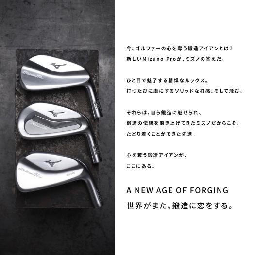 Mizuno Pro 245 アイアン 6本組／左用(No.5～9、PW)(Dynamic Gold 95