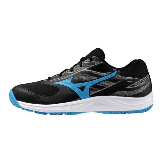 MIZUNO SHOP [ミズノ公式オンラインショップ] 【クレー／砂入り人工芝コート】ブレイクショット5 WIDE OC(エントリーモデル) ユニセックス 66 ブラック×ブルー