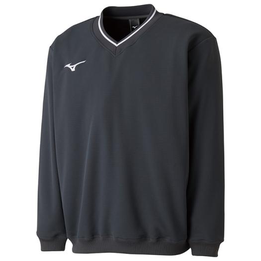 MIZUNO SHOP [ミズノ公式オンラインショップ] スウェットシャツ(中厚)[ユニセックス] 07 キャスチャコール 62JC8001の画像