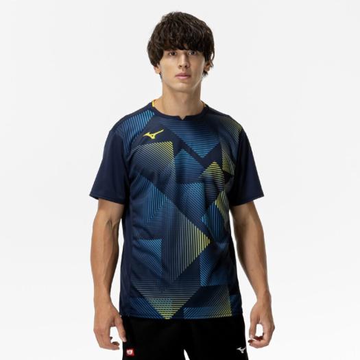 MIZUNO SHOP [ミズノ公式オンラインショップ] ゲームシャツ(卓球) ユニセックス 14 ドレスネイビー 82JAC001