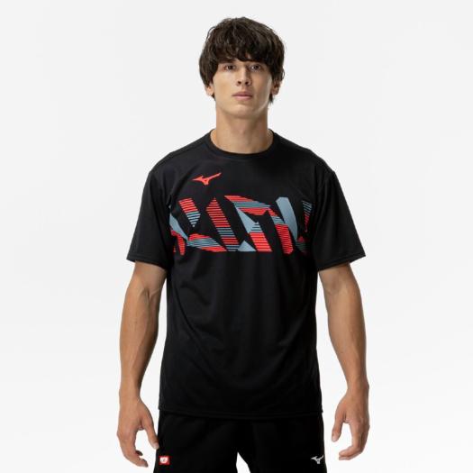 MIZUNO SHOP [ミズノ公式オンラインショップ] ゲームシャツ(卓球) ユニセックス 09 ブラック 82JAC111