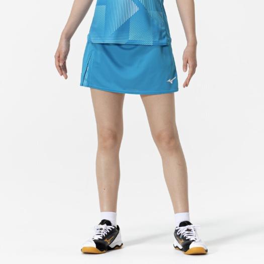 MIZUNO SHOP [ミズノ公式オンラインショップ] ゲームスカート(卓球) ウィメンズ 24 ディーバブルー 82JBC200
